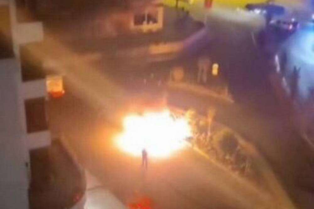 Niğde'de çaldığı aracı yaktı!