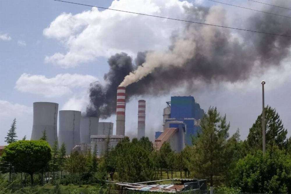 Afşin-Elbistan Termik Santrali'nde yangın paniği