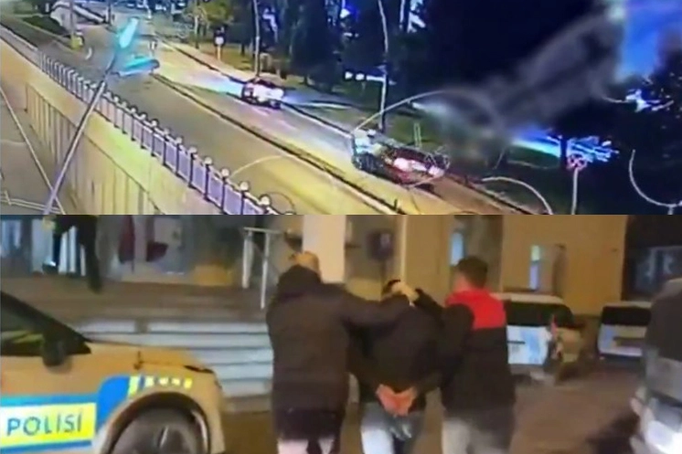 Polislerin &uuml;zerine ara&ccedil; s&uuml;rd&uuml;, tutuklandı