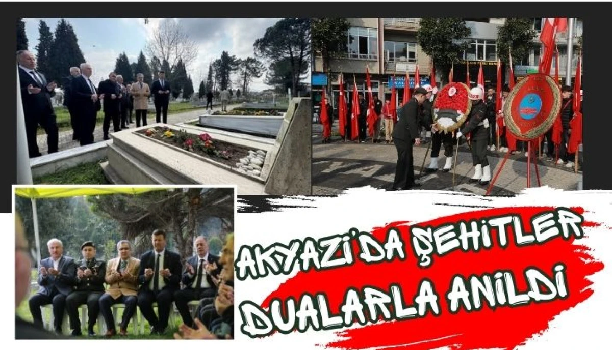 18 Mart &Ccedil;anakkale Zaferi&rsquo;nin 111. Yılı Akyazı&rsquo;da Dualarla Kutlandı