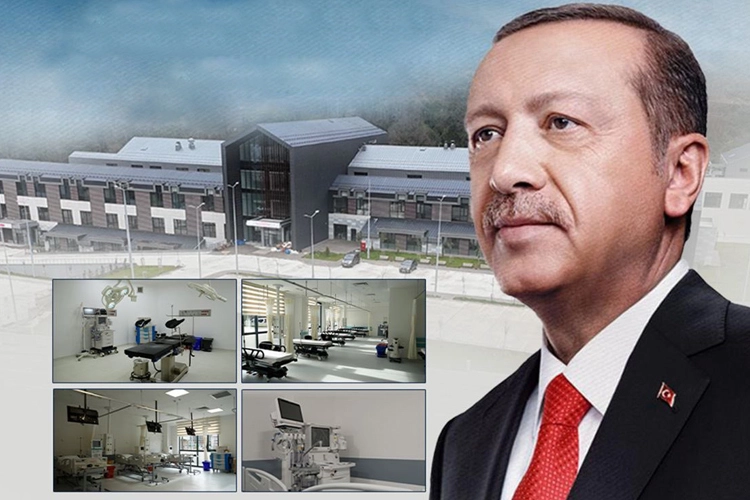 Cumhurbaşkanı Erdoğan Rize&rsquo;de hastane a&ccedil;ıyor... B&ouml;lgenin sağlık kapasitesi g&uuml;&ccedil;leniyor