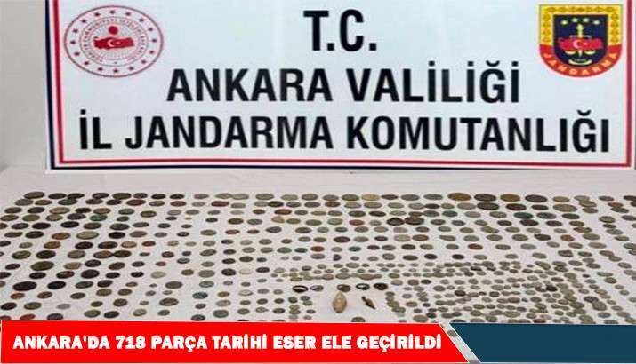 Ankara'da 718 Par&ccedil;a Tarihi Eser Ele Ge&ccedil;irildi