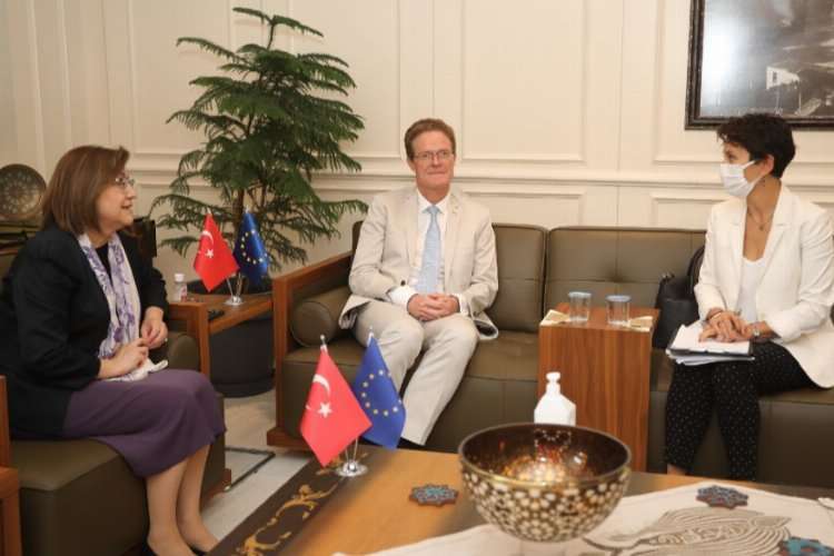 AB B&uuml;y&uuml;kel&ccedil;isinden Gaziantep'e ziyaret