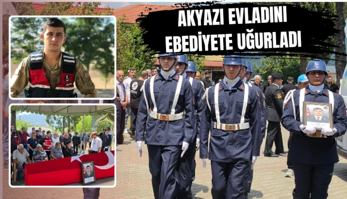 Akyazı Uzman &Ccedil;avuşunu Son Yolculuğuna Uğurladı