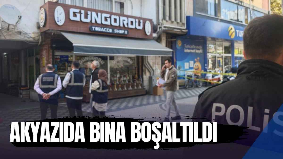 Akyazı'da Binadan Gelen Sesler Paniğe Neden Oldu