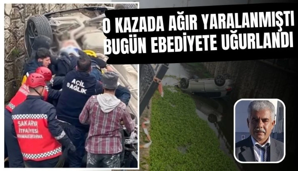 Akyazı'da Dereye D&uuml;şen Otomobilin S&uuml;r&uuml;c&uuml;s&uuml; Hayatını Kaybetti