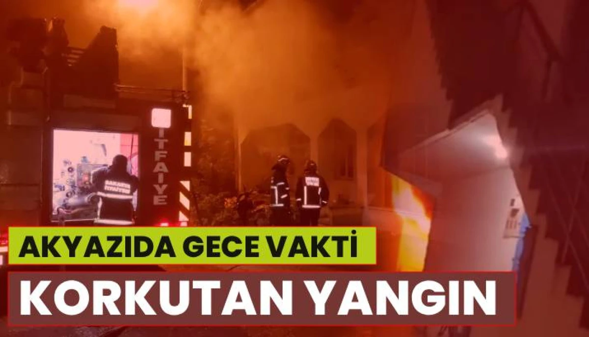 AKYAZI'DA FACİADAN D&Ouml;N&Uuml;LD&Uuml;: ELEKTRİKLİ SOBA EVİ YAKTI