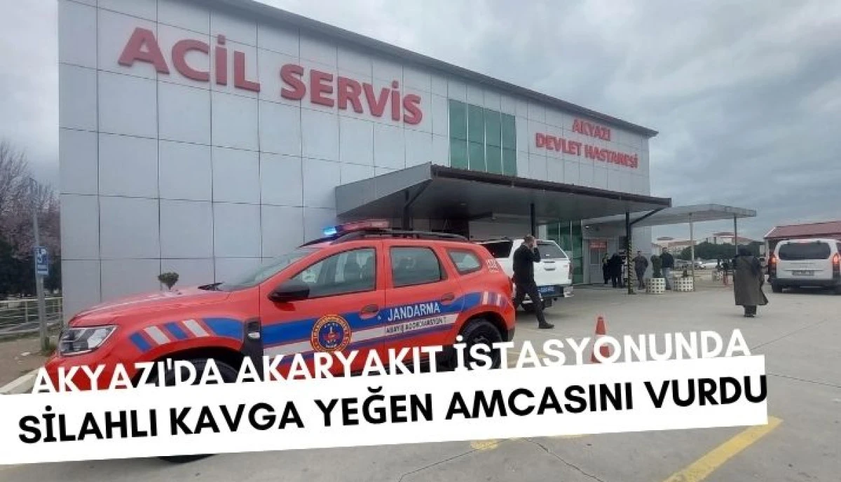 Akyazı'da Husumet Kavgası: Yeğen Amcasını Vurdu