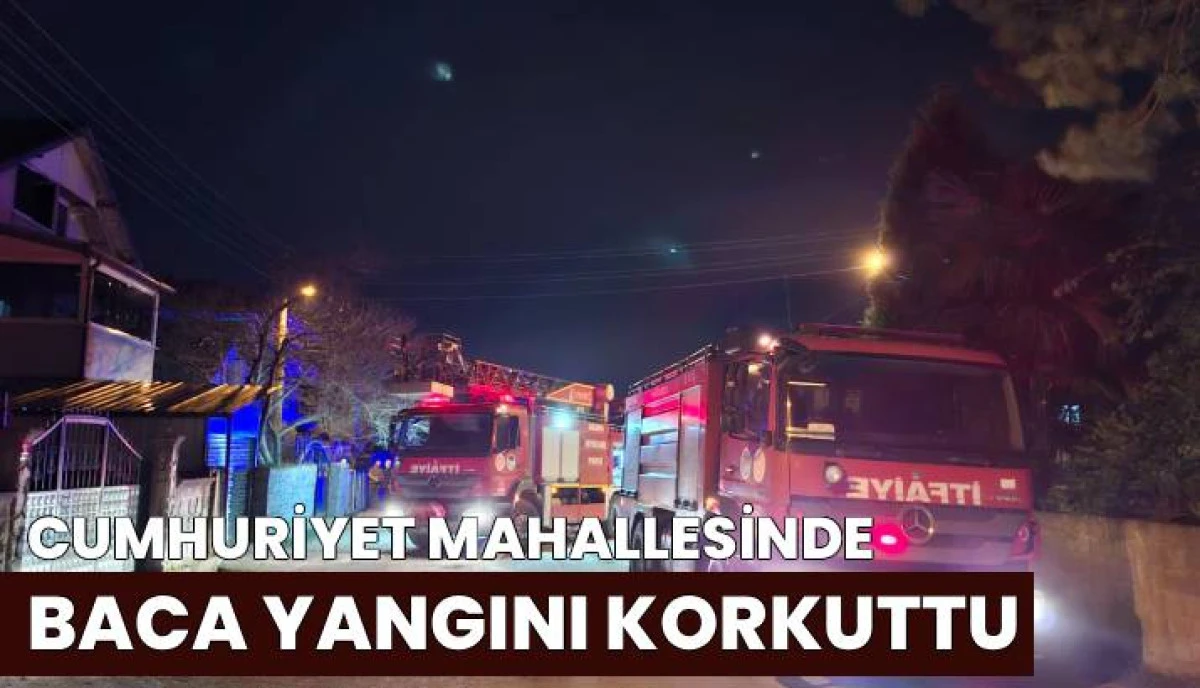 Akyazı&rsquo;da Korkutan Baca Yangını: İtfaiye Facianın &Ouml;n&uuml;ne Ge&ccedil;ti