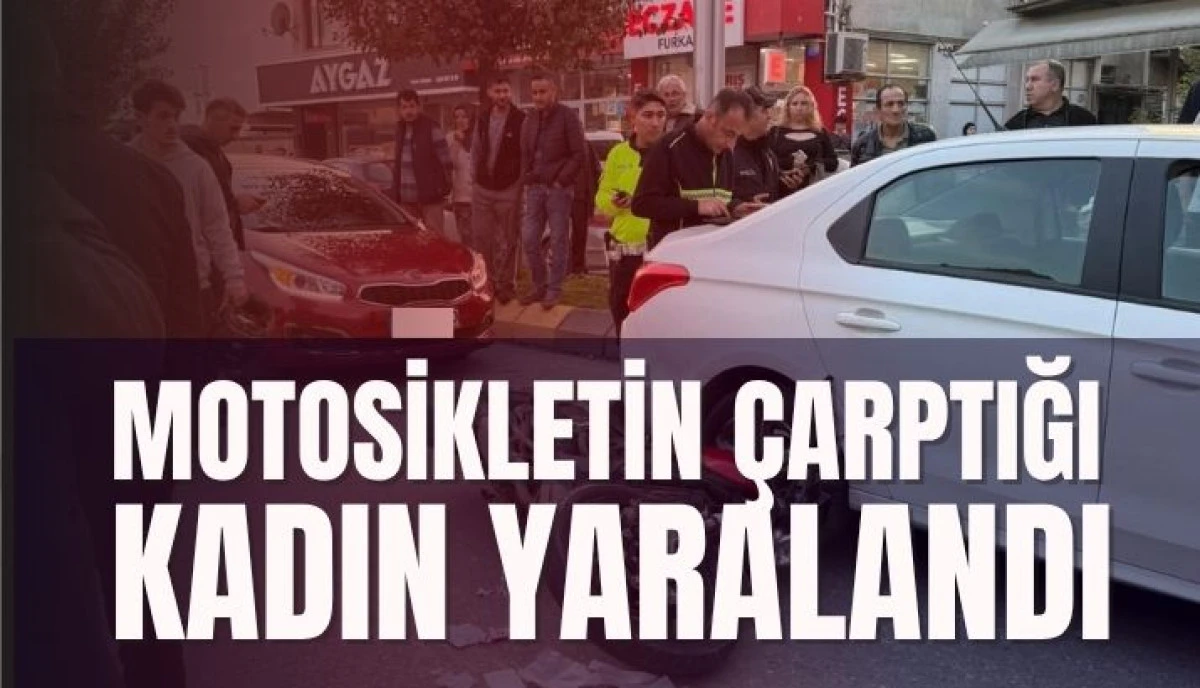 Akyazı'da Motosiklet Kazası: Yaya Yaralandı