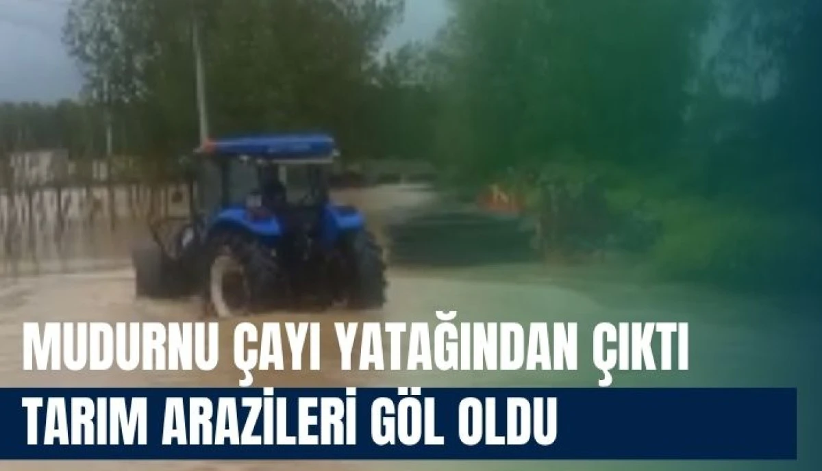 Akyazı'da Sağanak Sonrası Taşkın Mudurnu &Ccedil;ayı Yolları ve Tarım Arazilerini Yuttu