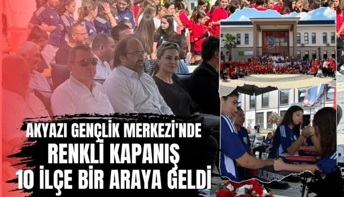 Akyazı&rsquo;da Yazın Finali Muhteşem Oldu Gen&ccedil;ler Doyasıya Eğlendi