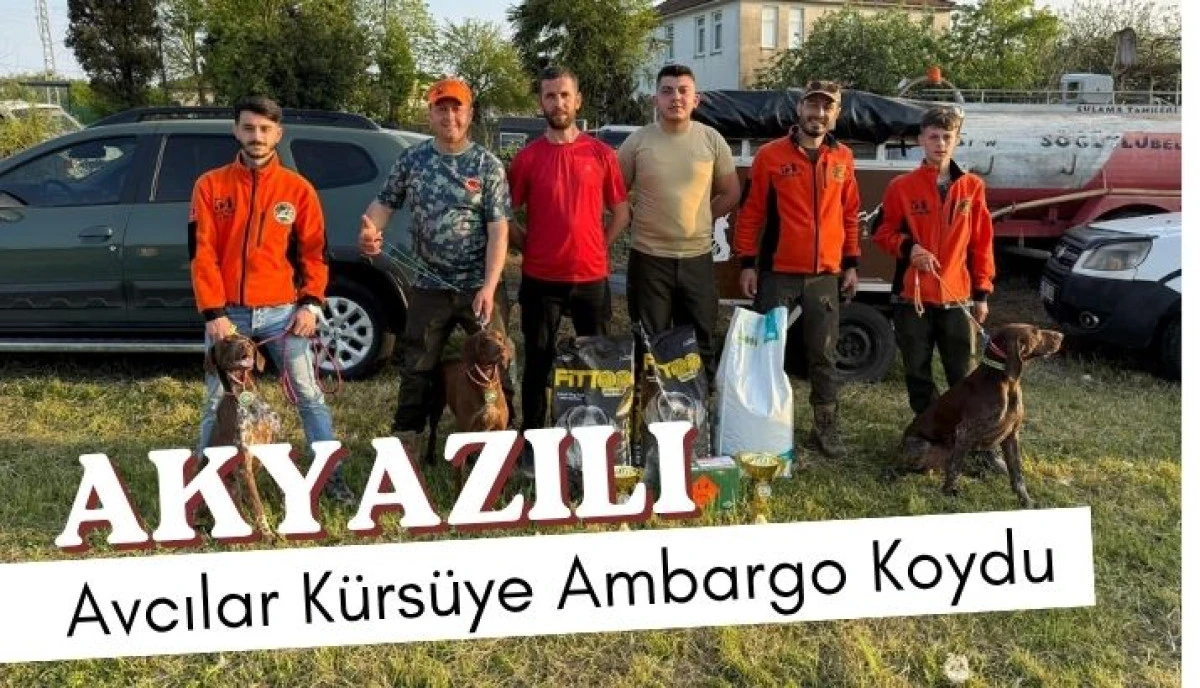 Akyazılı Avcılar K&uuml;rs&uuml;ye Ambargo Koydu