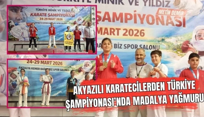 Akyazılı Karateciler T&uuml;rkiye&rsquo;yi Salladı: 5 Madalya, 5 Milli Sporcu!