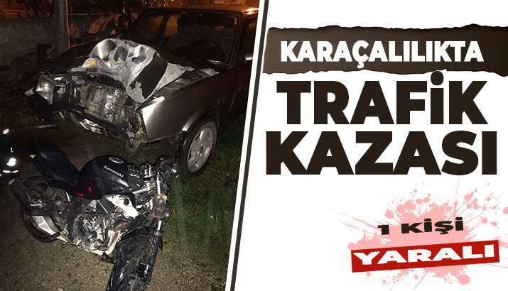 ALKOLL&Uuml; GEN&Ccedil; KAZAYA NEDEN OLDU 1 KİŞİ YARALI