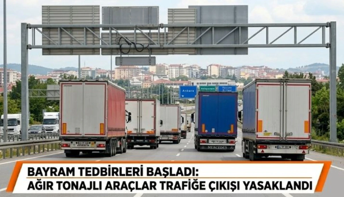 Bayram Trafiğinde Yeni D&uuml;zenleme: Sakarya&rsquo;da Ağır Vasıtalara Kısıtlama Geldi