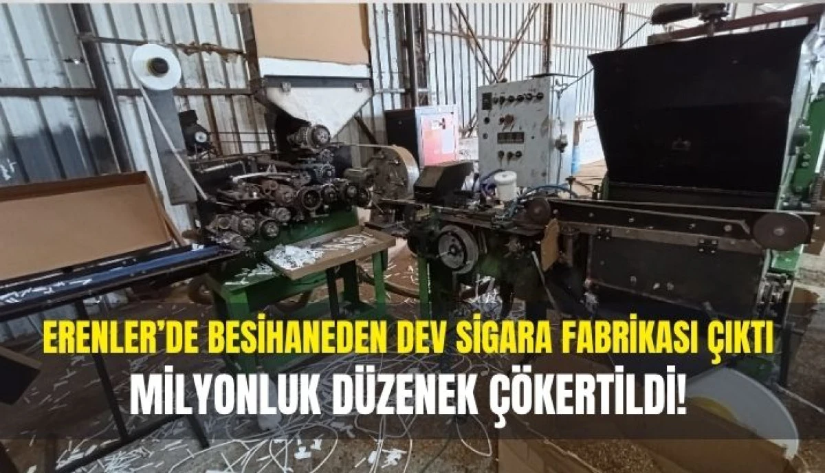 Besihane G&ouml;r&uuml;n&uuml;ml&uuml; Sigara Fabrikasına Drone&rsquo;lu Baskın!