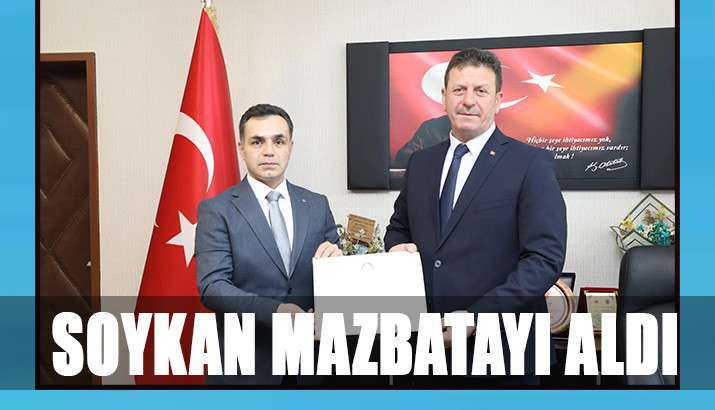 Bilal Soykan Mazbatayı Aldı