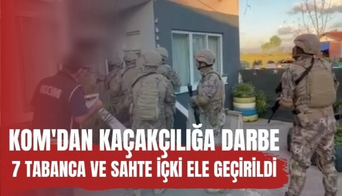 Büyük Kaçakçılık Operasyonu: Silahlar, Mühimmat ve Sahte Alkol Ele Geçti