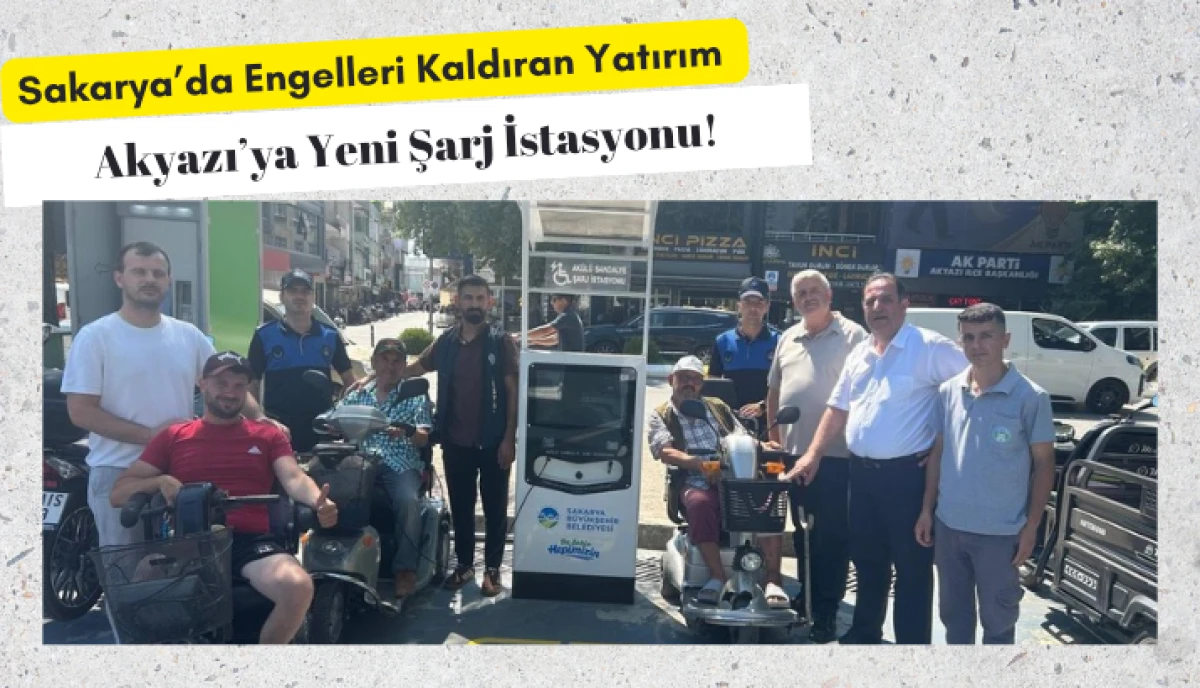 B&uuml;y&uuml;kşehir, Akyazı&rsquo;da engelli ara&ccedil; şarj istasyonunu hizmete a&ccedil;tı