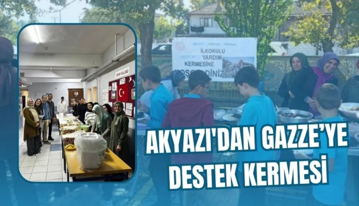 CEDES’le Gelen Yardım Eli: Akyazı'dan Gazze’ye Destek Kermesi