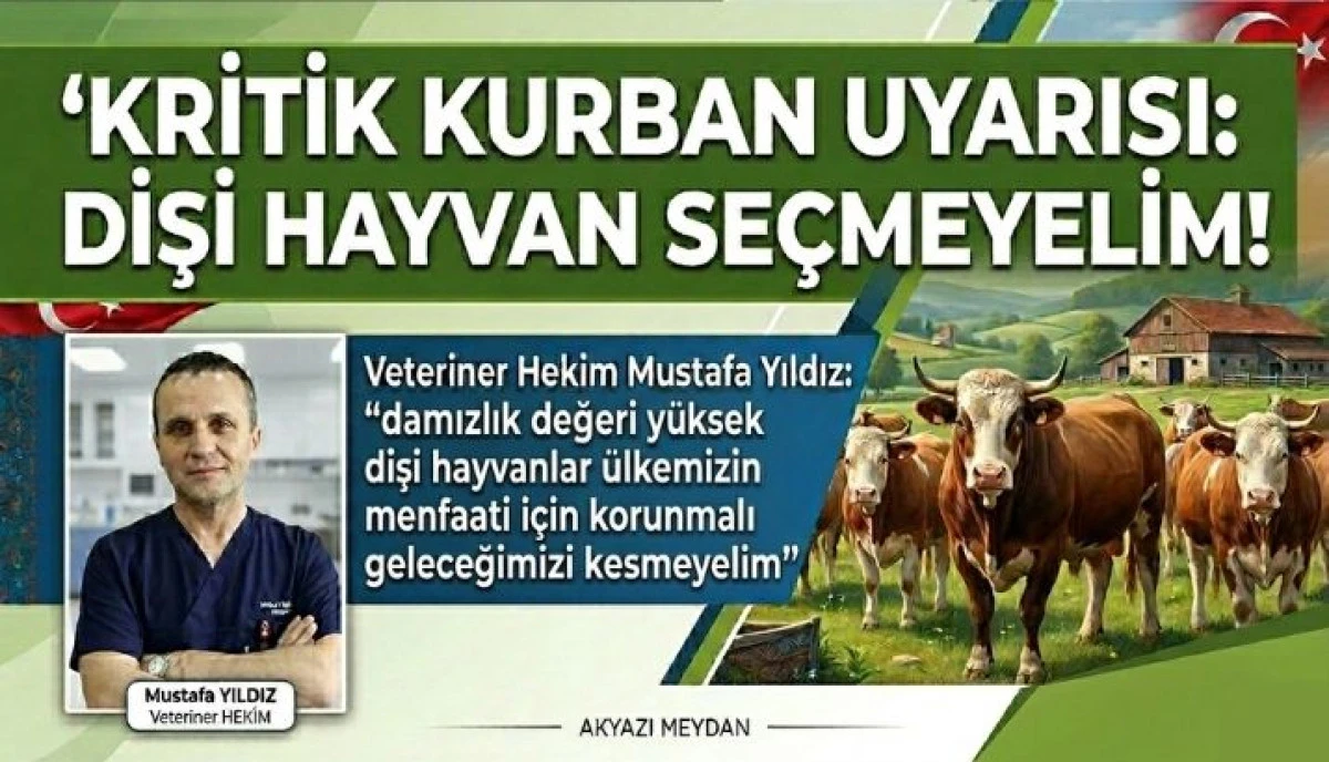 Hayvancılığın Geleceği İ&ccedil;in Kritik &Ccedil;ağrı: Damızlık Hayvanı Değil, Geleceği Koruyalım