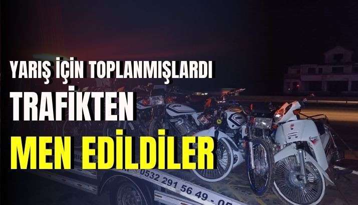 Jandarmadan O Motosikletlilere Nefes Kesen Operasyon: 