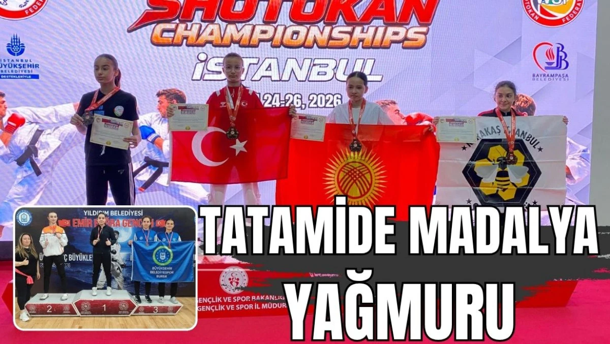 KARATECİLERDEN MADALYA YAĞMURU: İKİ ŞEHİR, SEKİZ MADALYA!