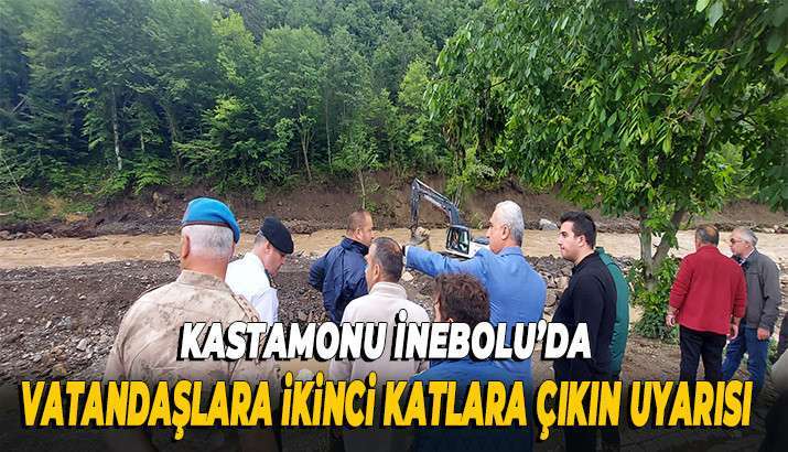 KASTAMONU İNEBOLU SULAR ALTINDA! Vatandaşlara İkinci Katlara Çıkın Denildi