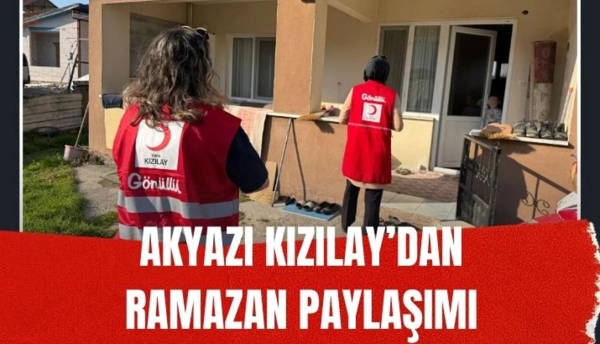 Kızılay Akyazı&rsquo;dan Ramazan Sofralarına Pide Desteği