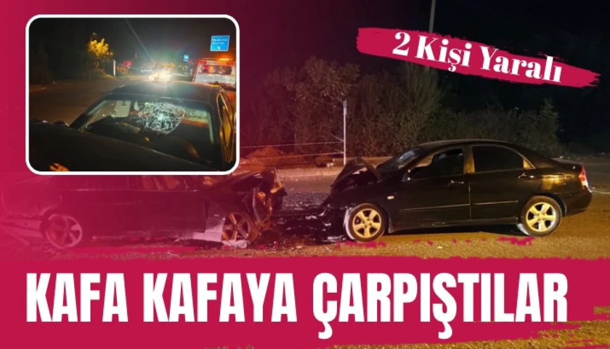 Küçücek Sapağında Kaza 2 Yaralı