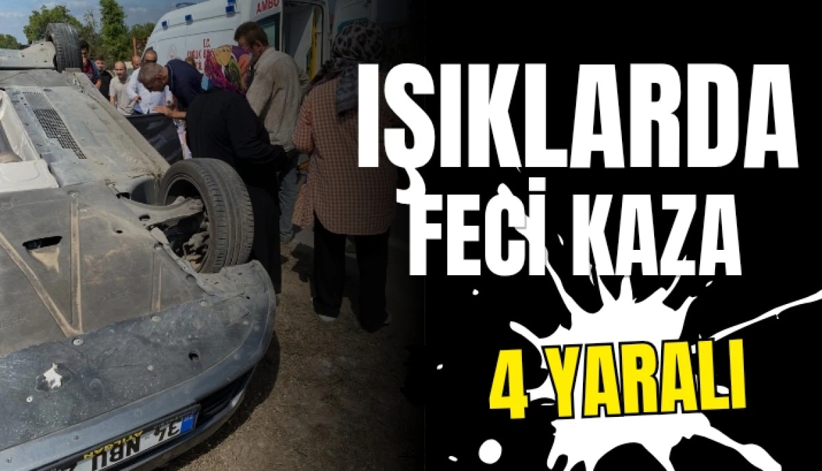 Kuzuluk'ta TIR ile Otomobil &Ccedil;arpıştı: 4 Yaralı