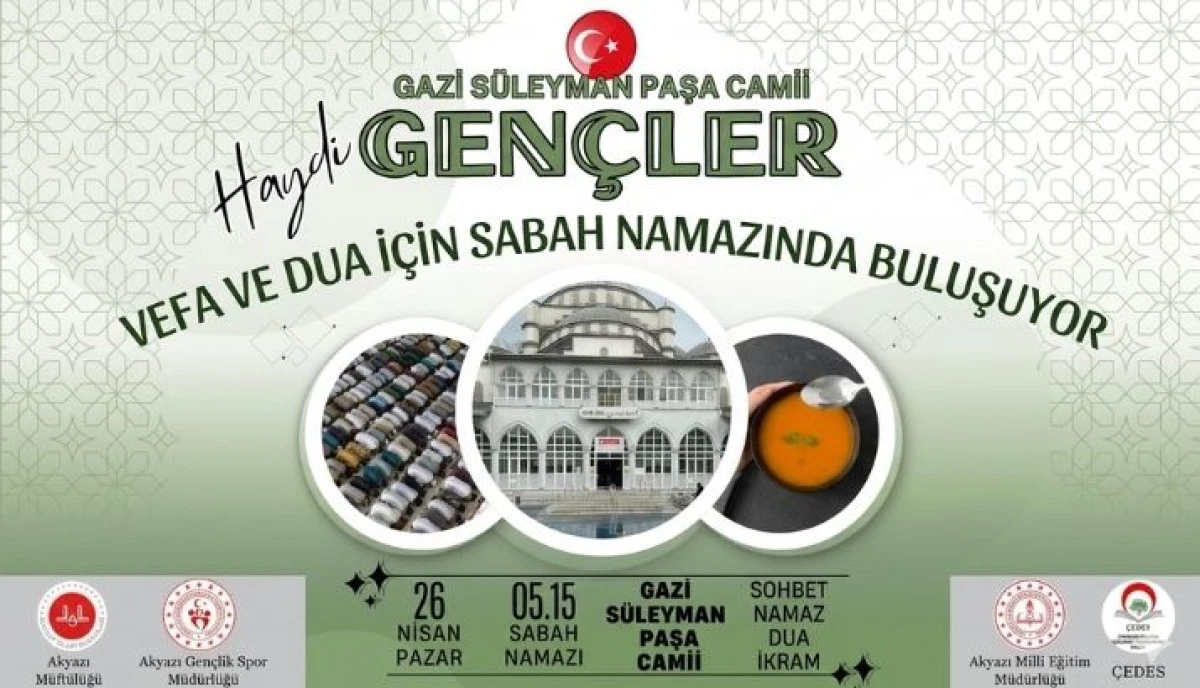 Akyazı&rsquo;da Gen&ccedil;lerden Şehitlere Vefa Buluşması