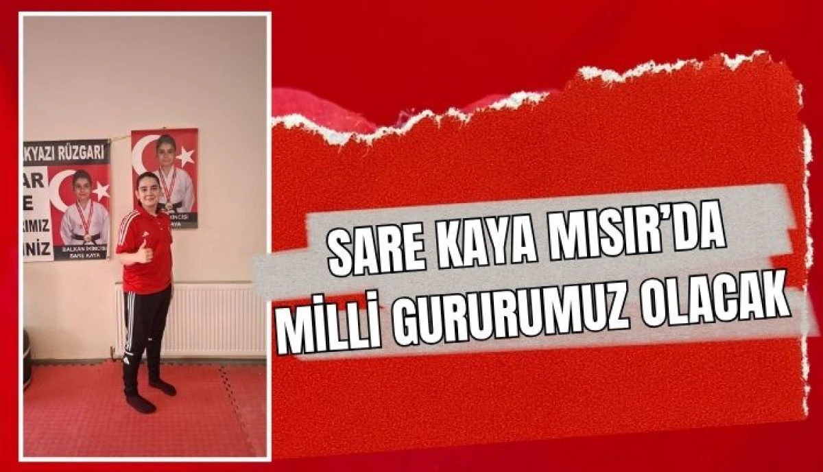 Milli Gururumuz Sare Kaya, Akdeniz Karate Şampiyonası&rsquo;nda &Uuml;lkemizi Temsil Edecek