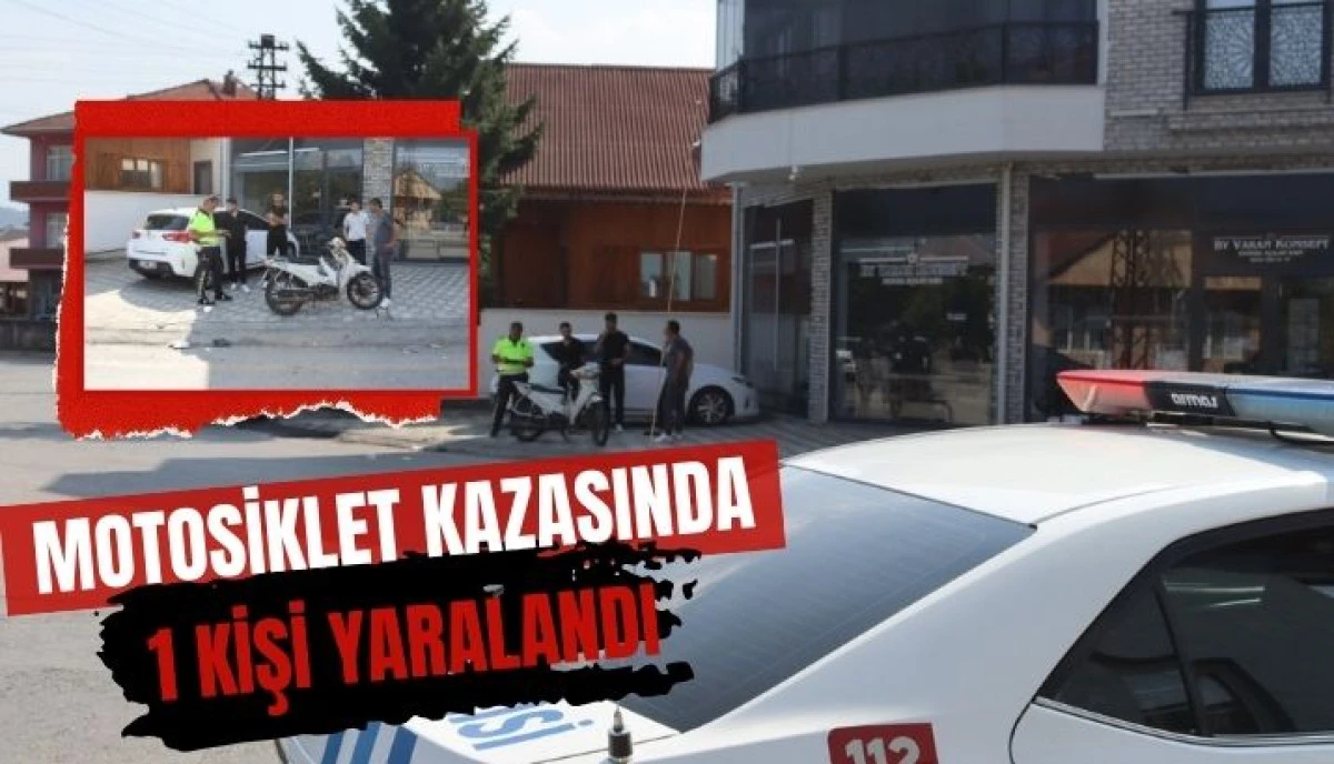 Motosiklet Kazası: Pazarköy Caddesi'nde Bir Sürücü Yaralandı