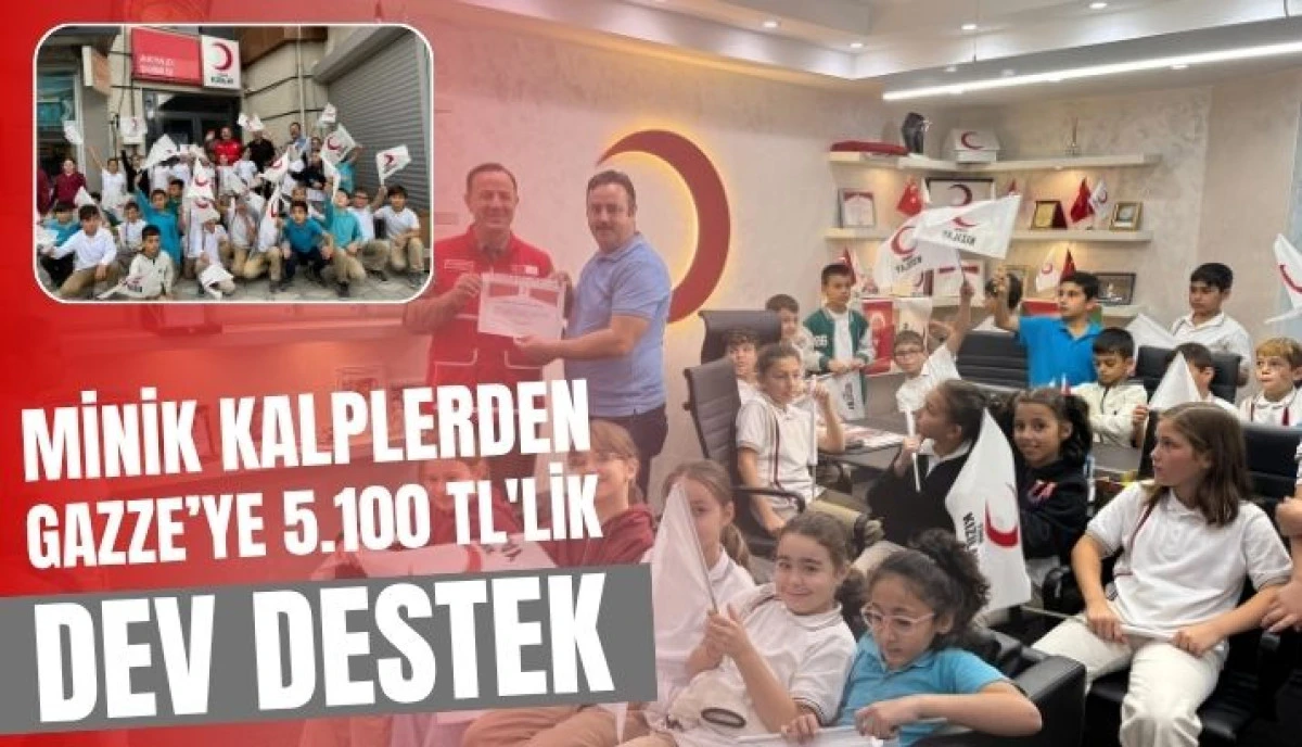 Nevruz Banoğlu Öğrencileri Kızılay'a Bağış Yaptı