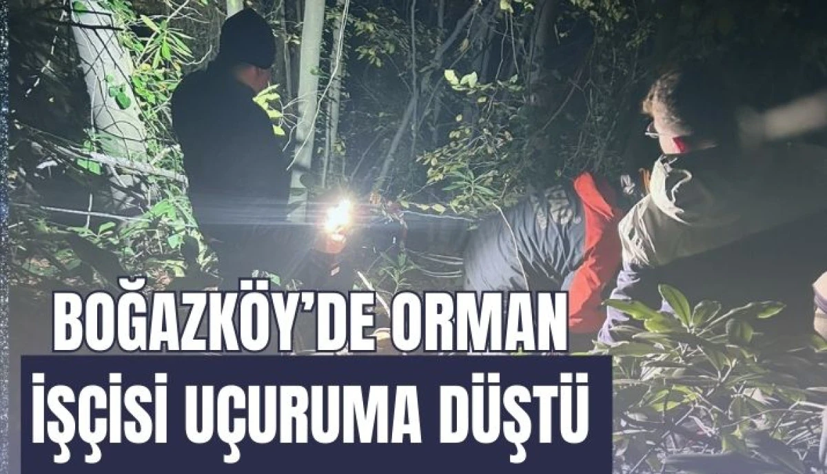 Ormanda Kaza 24 Yaşındaki İş&ccedil;i Yaralandı