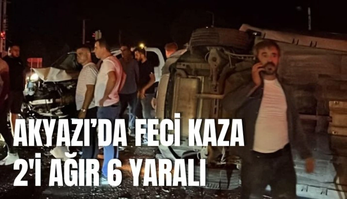 Ormank&ouml;y Işıklarında Dehşet Anları: Ara&ccedil; Takla Attı, Biri Bebek 6 Yaralı!