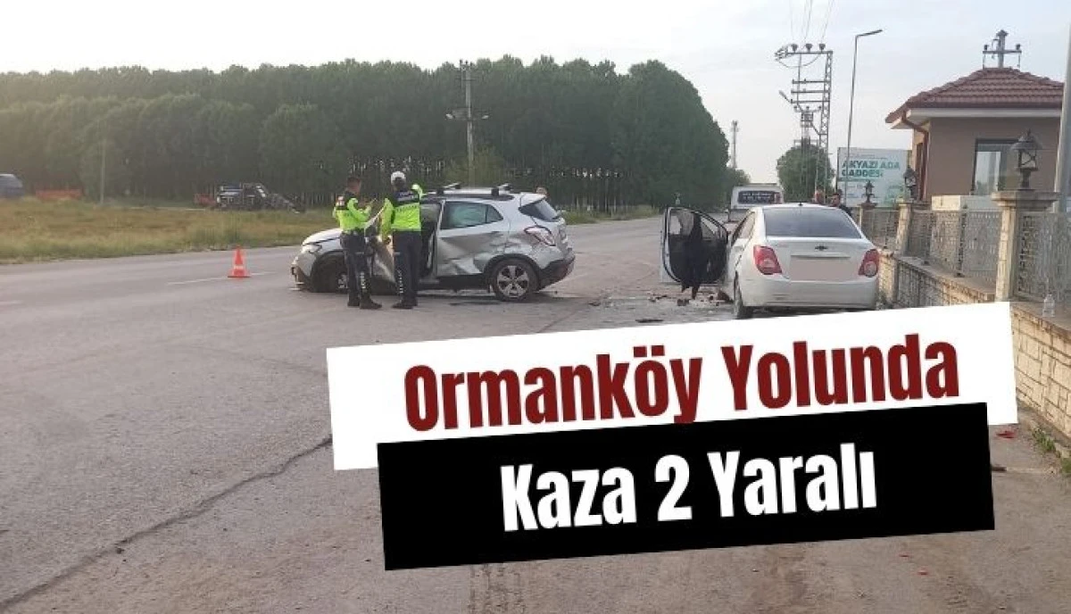 Ormank&ouml;y'de Kaza: 2 Yaralı