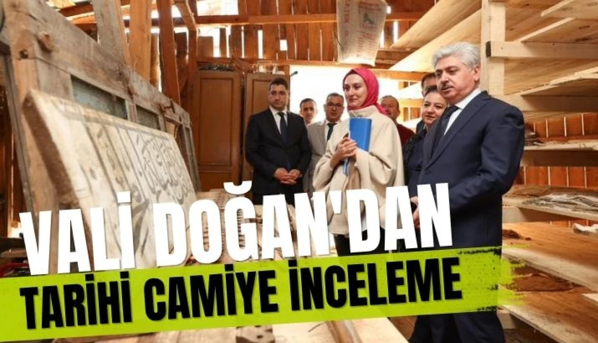 Sakarya&rsquo;da 100 Yıllık Tarihi Cami Geleceğe Taşınıyor: Vali Doğan&rsquo;dan İnceleme