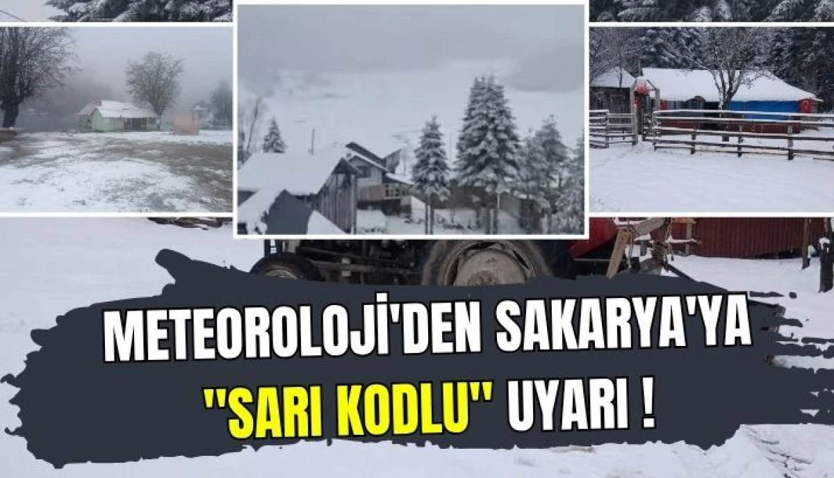 Sakarya'da Bahar Ortasında Kış S&uuml;rprizi: Yaylalarda Kar Kalınlığı 10 Santimetreyi Buldu!