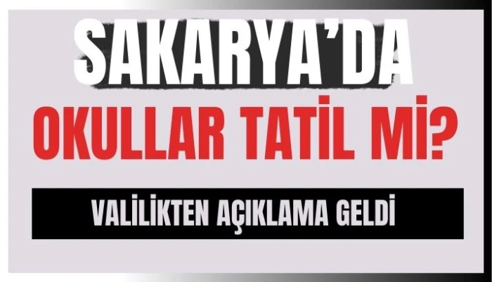 Sakarya&rsquo;da Eğitime Kar Engeli: Okullar Tatil Edildi!