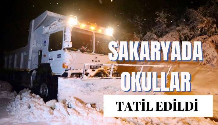 Sakaryada Okullara Kar Tatili