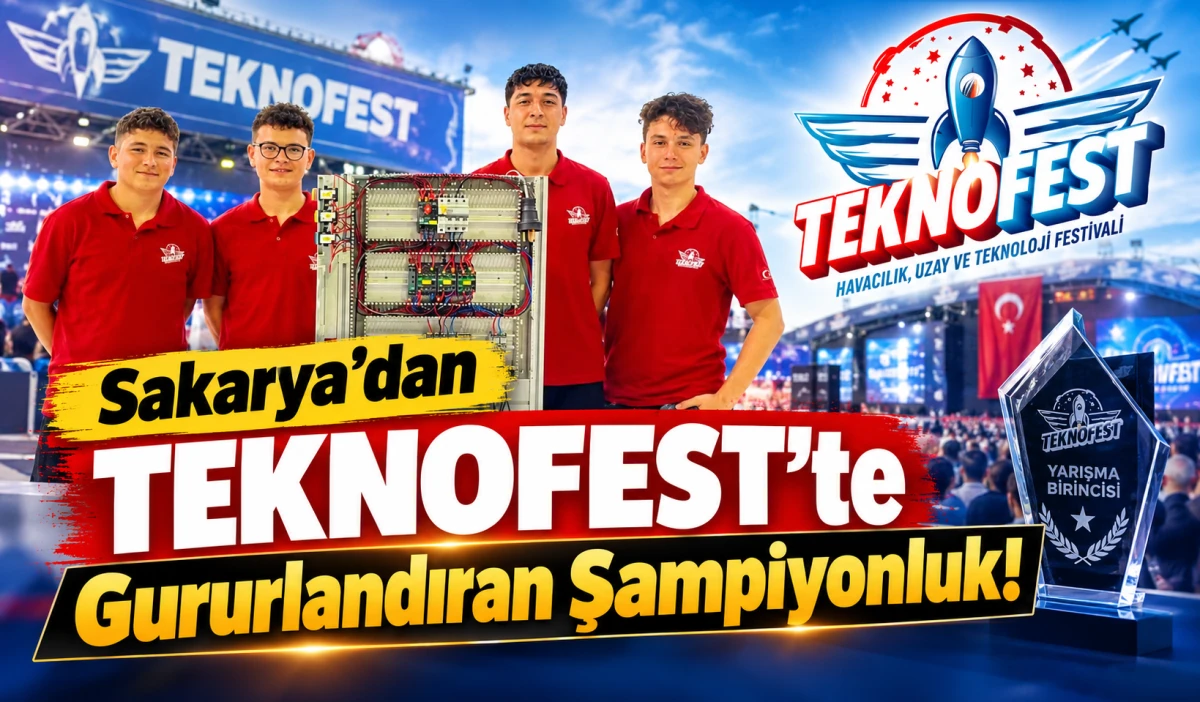 Sakarya'dan TEKNOFEST'te Gururlandıran Şampiyonluk!