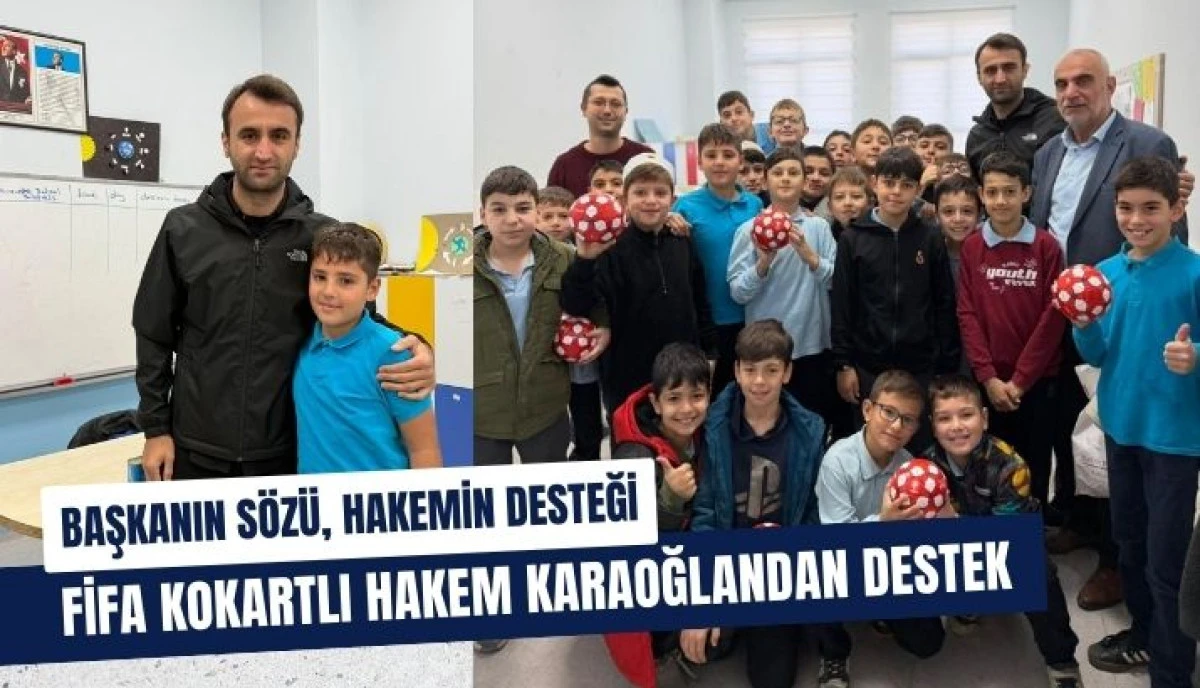 Sınıf Başkanlığı Sözü Gerçek Oldu: Yiğit Keskin, FİFA Hakemi Atilla Karaoğlan'ı Sınıfına Getirdi