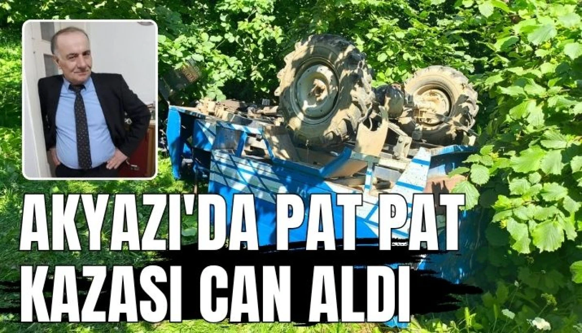 Tarım Aracı Devrildi Kazada 1 Kişi Hayatını Kaybetti