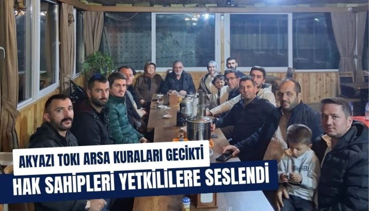 TOKİ  Kuraları Gecikti Hak Sahipleri Bir Araya Geldi Yetkililere Seslendi