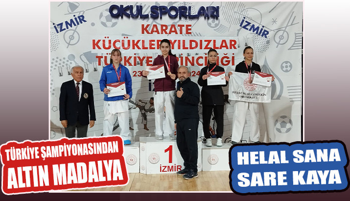 Türkiye Şampiyonasından Altın madalya