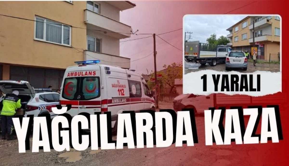 Yağcılarda Kaza 1 Yaralı